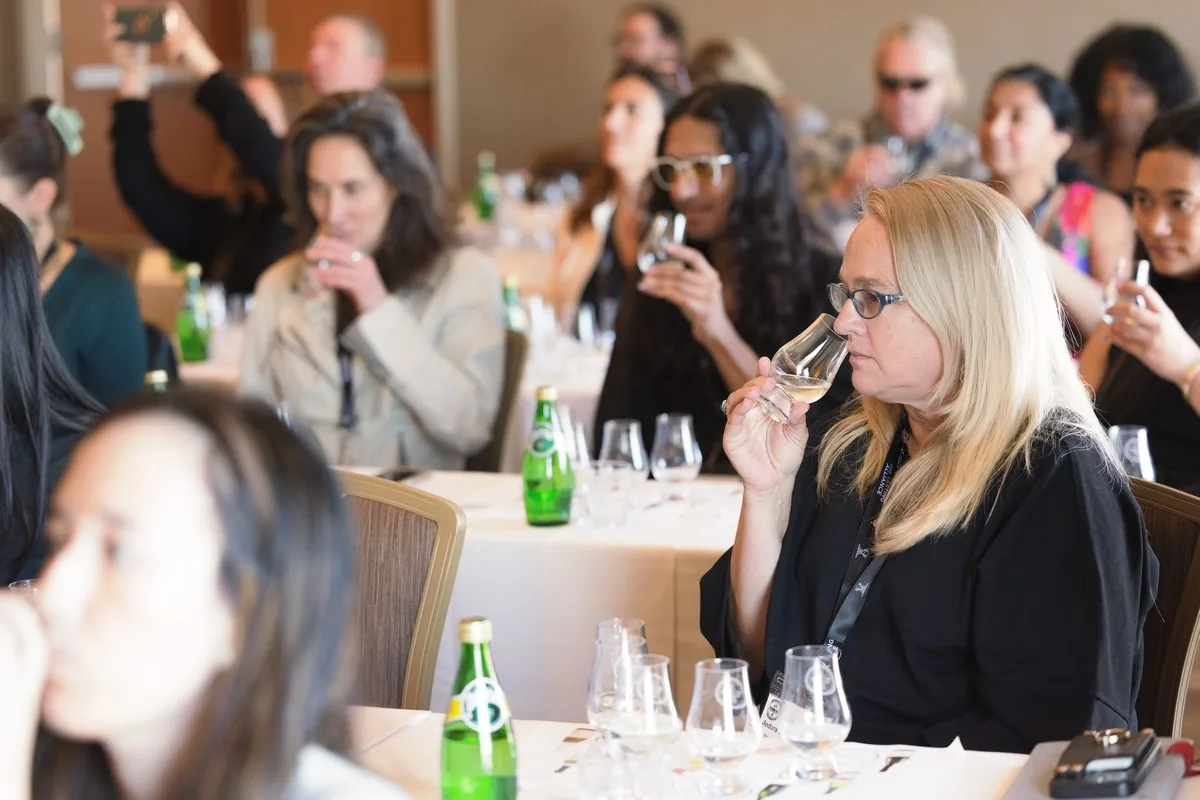 Audience at spirits tasting event