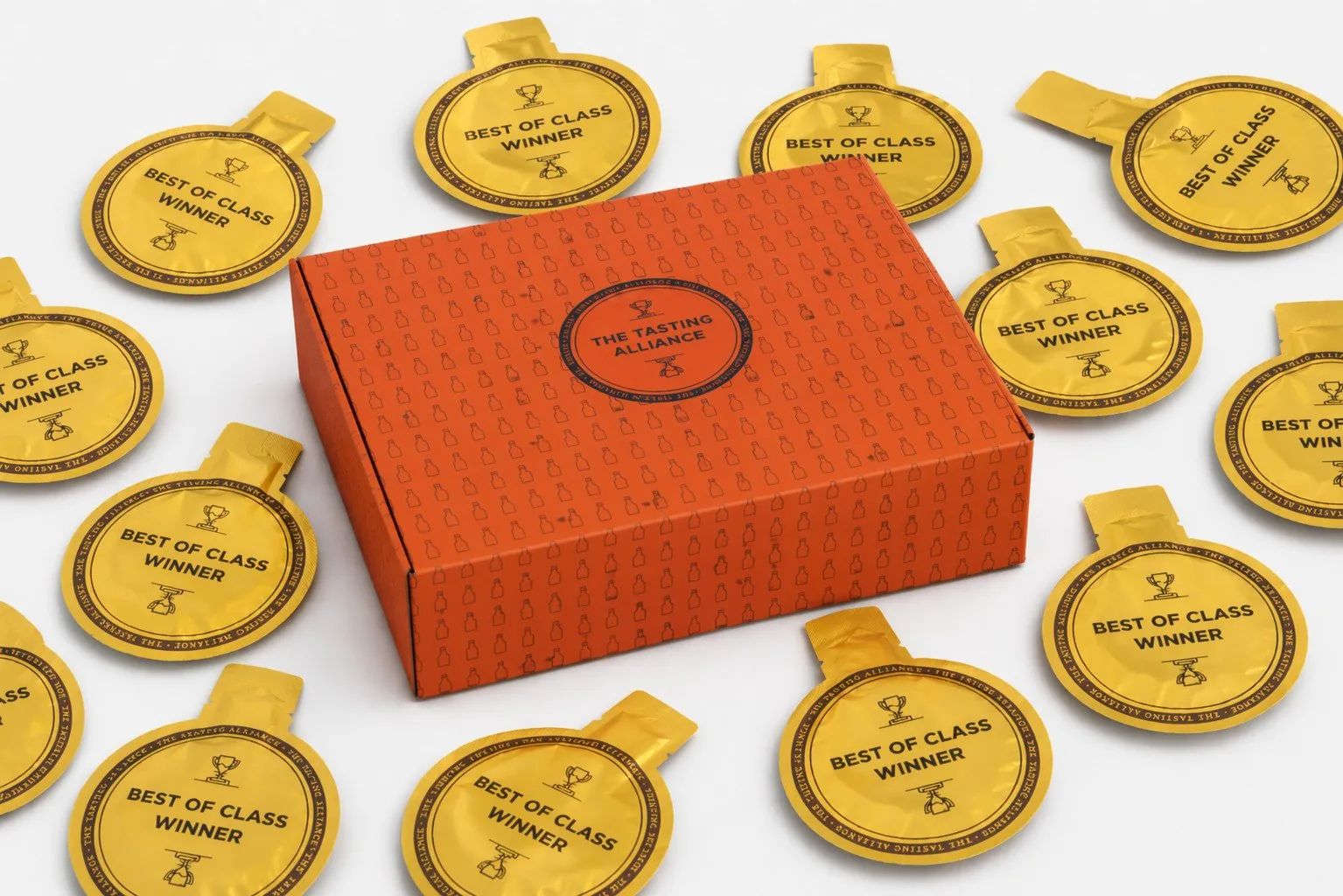 Best of Class Tasting Box with 28 award-winning pouches